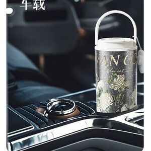 Pure Titanium 880ml Insulated Tumbler - Car Cup Holder Friendly Straw Mug
